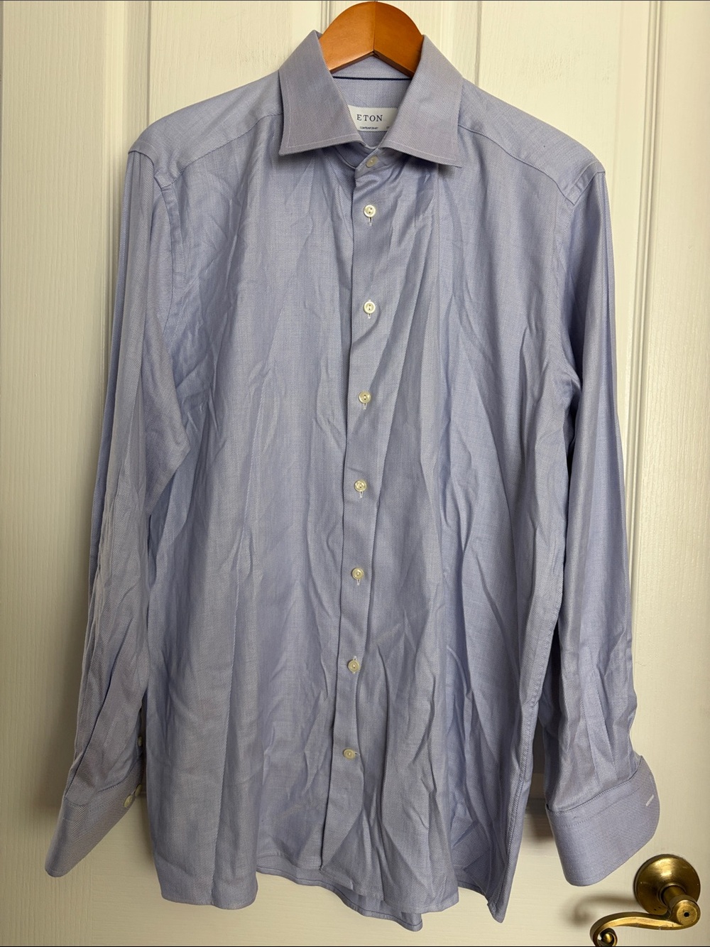 ETON - Light Blue Chambray Dress Shirt
